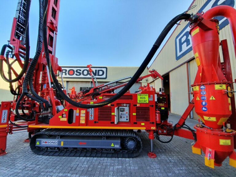 The next-generation drill rig from Rosond combines automation and data analytics