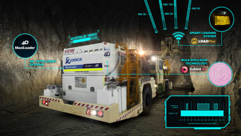 Orica introduces 4D™ bulk explosives system for underground operations