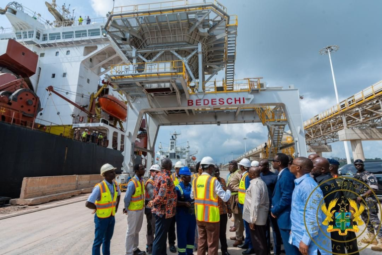 Bedeschi implementation of a bauxite terminal in Ghana