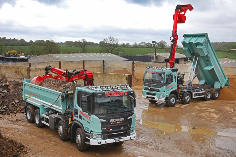 Doherty Grab Hire takes delivery of three new tippers