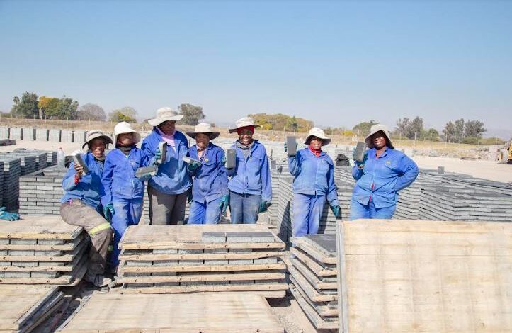 Zenzele precast products cemented with Afrisam quality