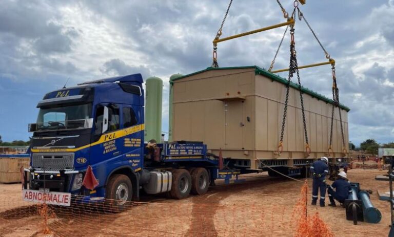 E-houses installed to power Mozambique gas project