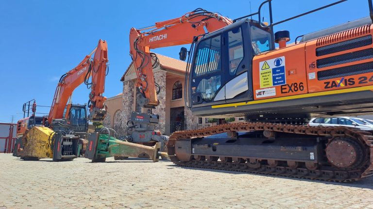 Latest additions to the most advanced demolition equipment fleet in Africa