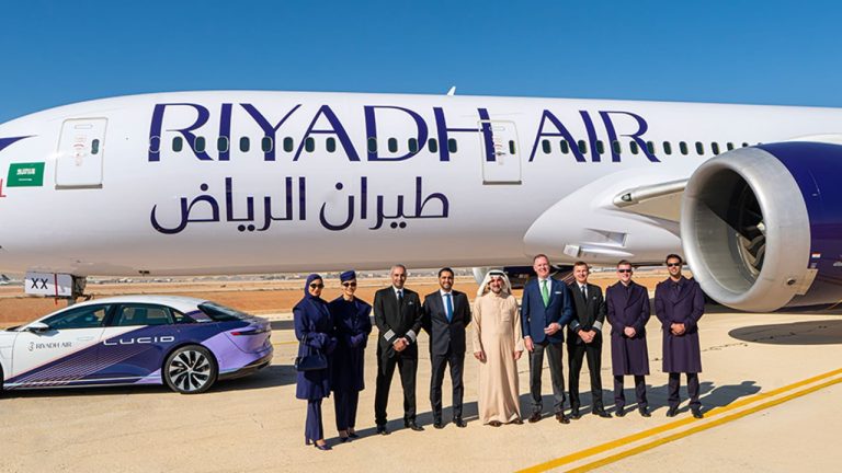 Riyadh Air receives first Boeing 787-9 Dreamliner The first Riyadh Air Boeing 787-9 Dreamliner, featuring the airline’s pearl livery, landed at King Khalid International Airport in Riyadh last week.