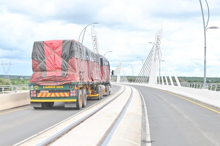 Noah S.L.M. Salakae visits the One Stop Border Post and Kazungula Bridge