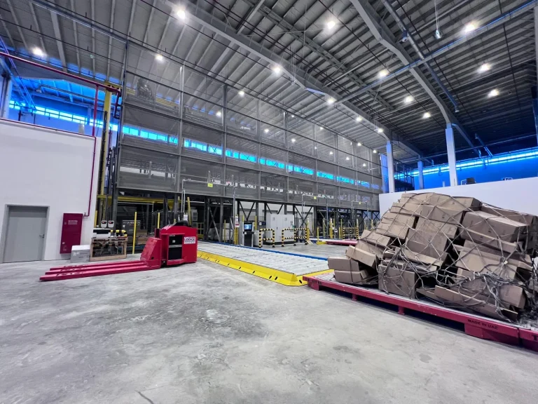 automated ULD storage System at the Queen Alia International Airport, Jordan