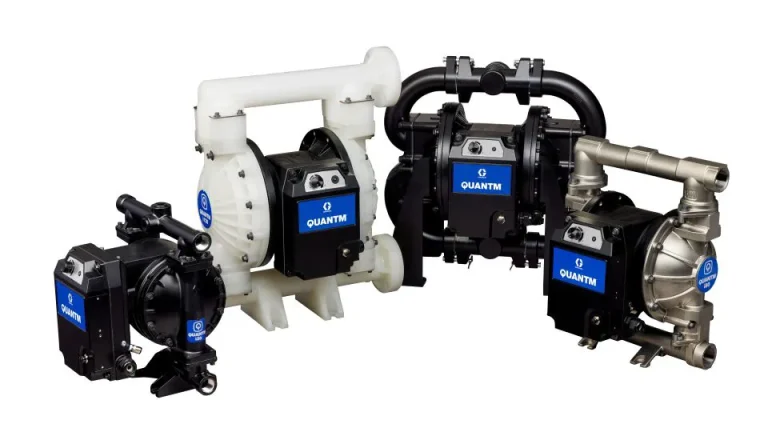 Graco expands its Quantm electric double diaphragm pump line